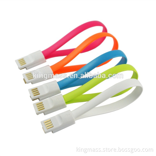 flat magnetic USB date cable used mobile phones with free samples
